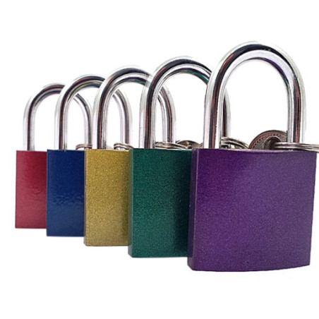 Kłódka patentowa kolorowa AB-75